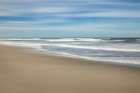 USA, California, Central Coast, Lompoc. Surf Beach abstract Art Print